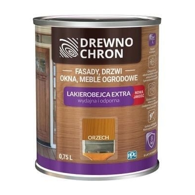 LAKIEROBEJCA ZEWNĘTRZNA 2W1 ORZECH JASNY 0.75L