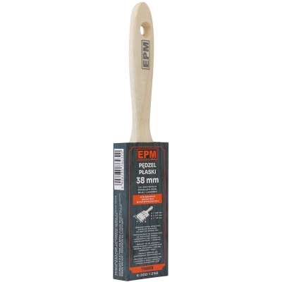 PĘDZEL ANGIELSKI PŁASKI TIMBER 38MM 1.5''