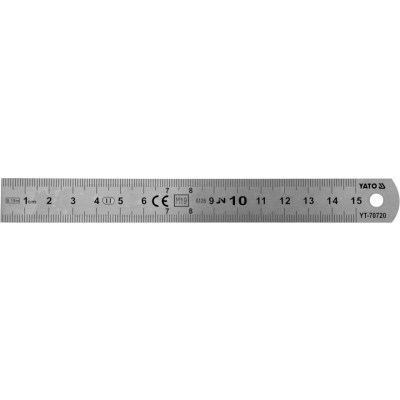 LINIAŁ MIERNICZY STAINLESS STEEL 150MM