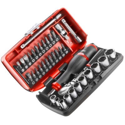 ZESTAW NASADEK 1/4'' 5,5-14MM, 6-KĄTNE, KASETA