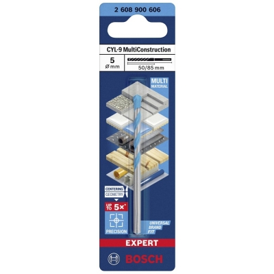 WIERTŁO EXPERT MULTICONSTRUCTION CYL-9 5*50*85MM