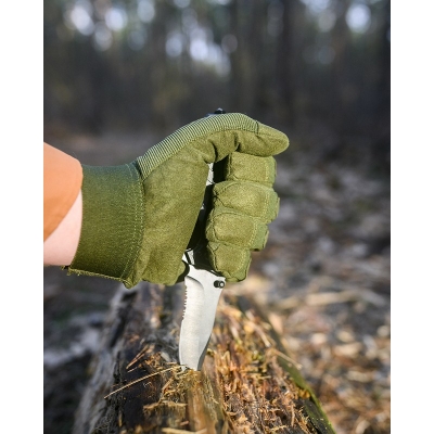 RĘKAWICE TAKTYCZNE, SKÓRA SYNTETYCZNA, ROZMIAR 8