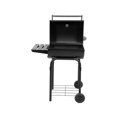 GRILL WĘGLOWY Z POKRYWĄ, RUSZT 47*34CM
