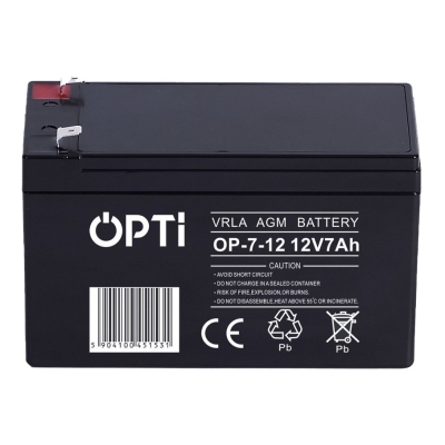 AKUMULATOR AGM OPTI 12V 7 AH