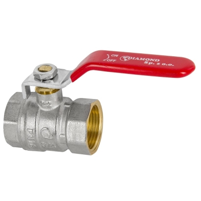 ZAWÓR KULOWY STANDARD Z DŁAWICĄ 1/2''