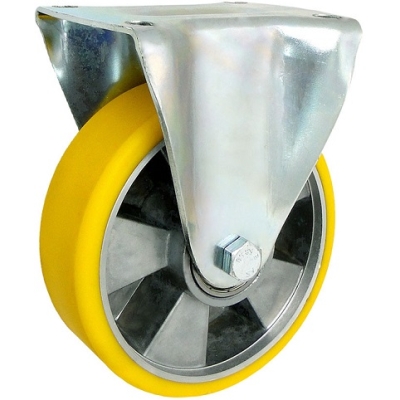 KOŁO ALUMINIUM-POLIURETAN 200MM OBUDOWA STAŁA A63P