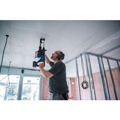 MŁOT UDAROWY OBROTOWY AKUMULATOROWY SDS+ GBH 18V-28DC 0*AH L