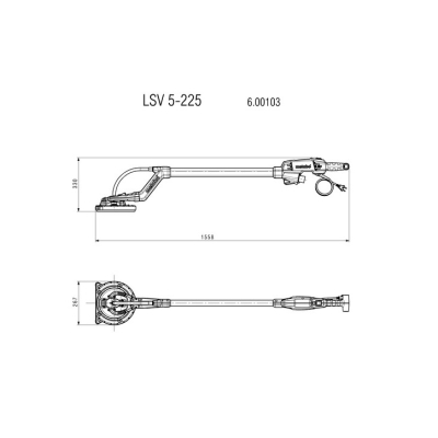 SZLIFIERKA ŻYRAFA DO GIPSU LSV 5-225