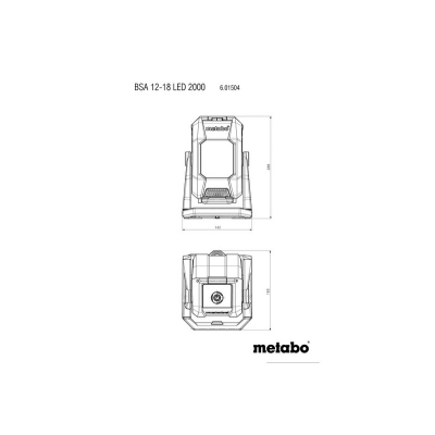 LAMPA BUDOWLANA BSA 12-18 LED 2000