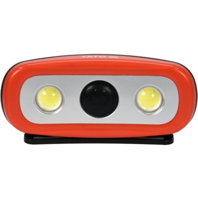 REFLEKTOR PRZENOŚNY Z GŁOŚNIKIEM 2X15W, 2000LM, LI-ION,IP44