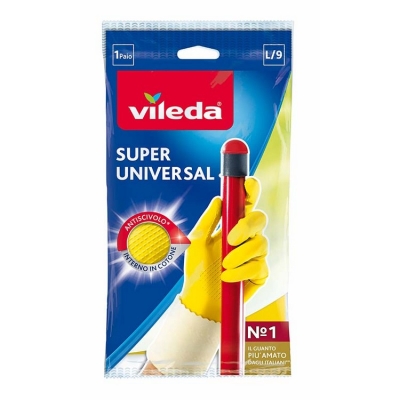 VILEDA RĘKAWICE GUMOWE SUPER GRIP ROZMIAR L