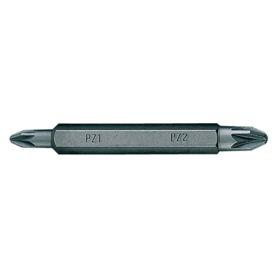 BIT, GROT DWUSTRONNY 1/4'' POZIDRIV,1/2*60MM PZ1