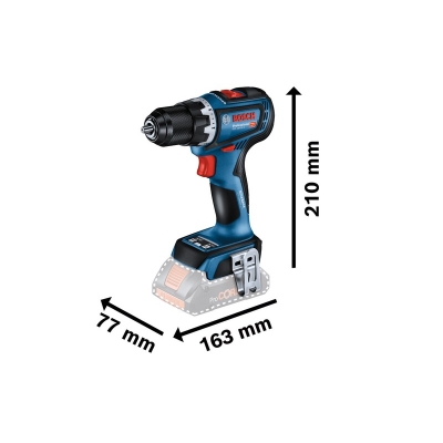 WIERTARKO-WKRĘTARKA AKUMULATOROWA GSR 18V-90C 0*AH L-BOXX