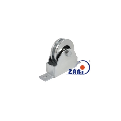 ROLKA METALOWA 79MM METAL NA PŁASKOWNIK Z OSŁONĄ RJPO-79-22