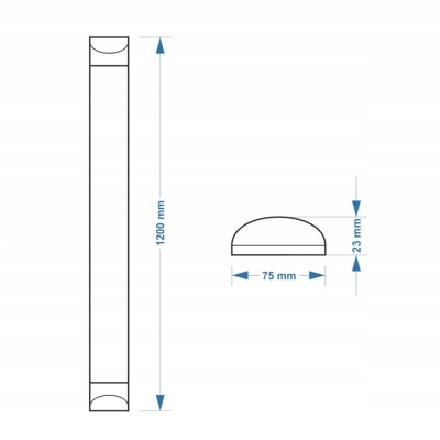 LAMPA LINOWA LED SMD 120CM 36W 4000K