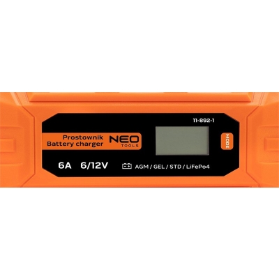 PROSTOWNIK AUTOMATYCZNY 6A/100W,3-150AH DO AGM/GEL