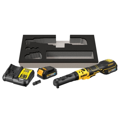 GRZECHOTKA UDAROWA AKUMULATOROWA 1/2'' 3/8'' XR 18V 2*1.7AH