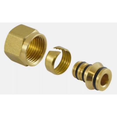 ZŁĄCZKA ZACISKOWA 1/2 DO RUR WIELOWARSTW.16X2MM 2 SZT