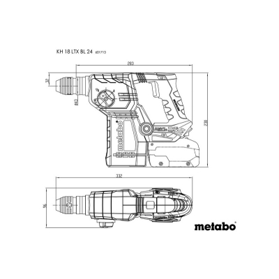 MŁOT UDAROWY OBROTOWY AKUMULATOROWY KH 18 LTX BL 24