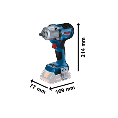 KLUCZ UDAROWY AKUMULATOROWY 1/2'' GDS 18V-450PC 2*4.0AH