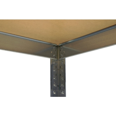 REGAŁ METALOWY MET200 GALVA 179*80*40CM, OCYNK