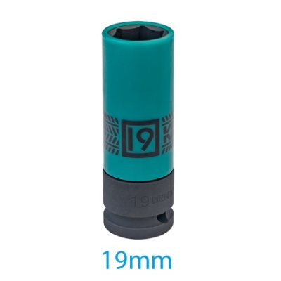 NASADKA DŁUGA UDAROWA CIENKOŚCIENNA Z TULEJĄ 1/2'' 19MM*80