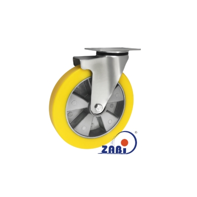 KOŁO ALUMINIUM-POLIURETAN 250MM OBUDOWA SKRĘTNA A92PW
