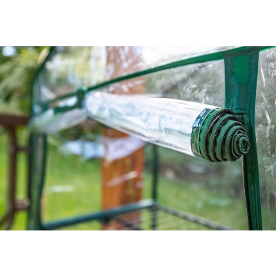 SZKLARNIA 69*49*95 CM, FOLIA PVC, METALOWA KONSTRUKCJA