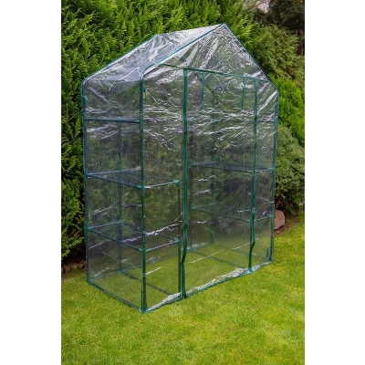 SZKLARNIA 143*73*195 CM, FOLIA PVC, METALOWA KONSTRUKCJA