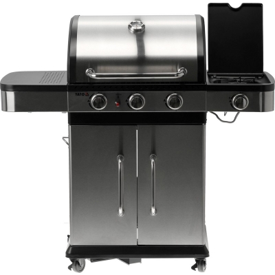 GRILL GAZOWY 3+1, STAL NIERDZEWNA 11.2KW