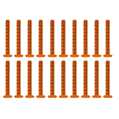 REPER DO WYLEWEK 100 MM Z TAŚMĄ 3M, 20SZT,