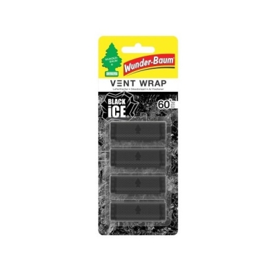 ODŚWIEŻACZ POWIETRZA VENT WRAP BLACK ICE 4 SZTUKI