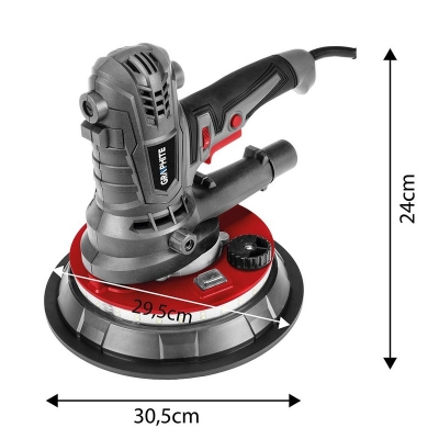 SZLIFIERKA DO GIPSU 900W, 180 MM, LED   KRÓTKA