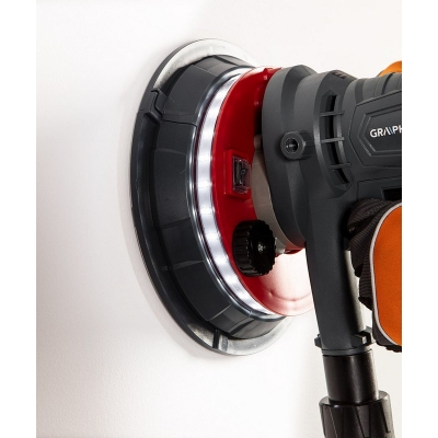 SZLIFIERKA DO GIPSU 900W, 180 MM, LED   KRÓTKA
