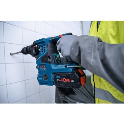 MŁOT UDAROWY OBROTOWY AKUMULATOROWY SDS+ GBH 18V-28 CF 2*8AH