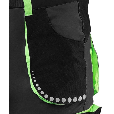 KRÓTKIE SPODENKI PREMIUM, 4 WAY STRETCH CZARNE ROZMIAR XS