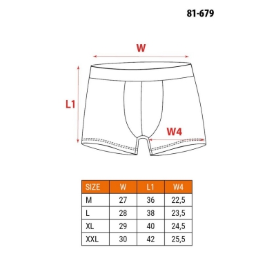 BOKSERKI BASIC 3-PACK ROZMIAR M