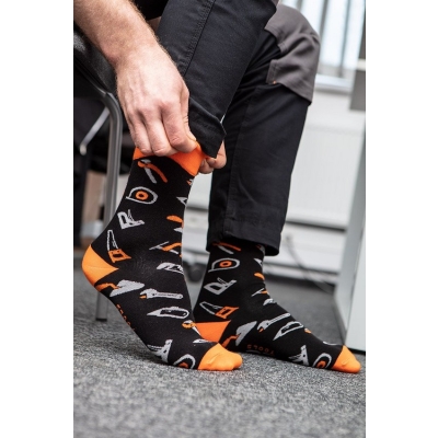 SKARPETY KOLOROWE NEO TOOLS, ROZMIAR 39-42