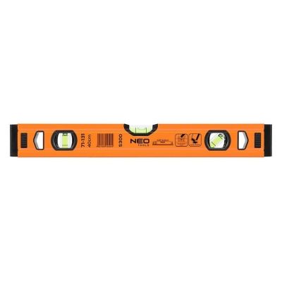 POZIOMICA ALUMINIOWA S300 3 LIBELLE 40CM.
