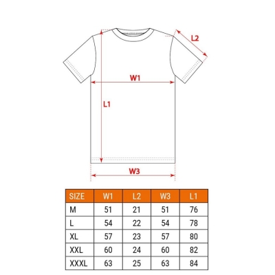 T-SHIRT Z NADRUKIEM MOTO EXPERT ROZMIAR L