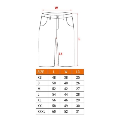 KRÓTKIE SPODENKI 100% BAWEŁNA ROZMIAR XL
