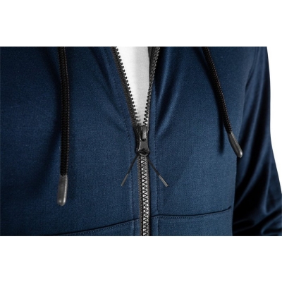 BLUZA ROZPINANA Z KAPTUREM COMFORT GRANATOWA ROZMIAR XL