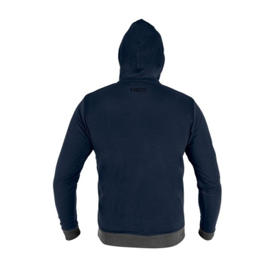 BLUZA ROZPINANA Z KAPTUREM COMFORT GRANATOWA ROZMIAR XL