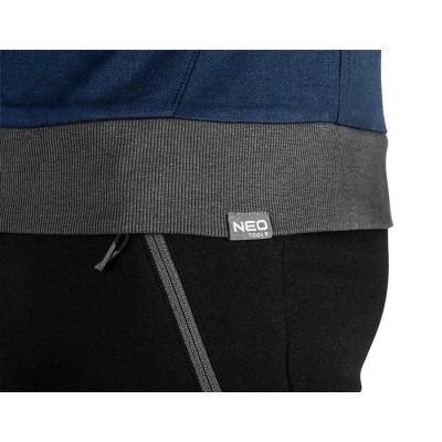 BLUZA ROZPINANA Z KAPTUREM COMFORT GRANATOWA ROZMIAR XL