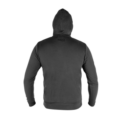 BLUZA ROZPINANA Z KAPTUREM COMFORT SZARA ROZMIAR L