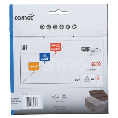 TARCZA DIAMENTOWA COMET 125*22MM SEGMENT 7 MM