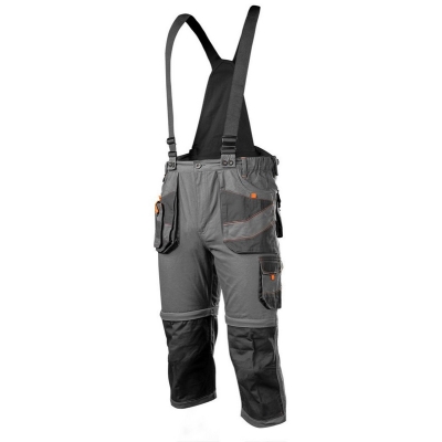 SPODNIE ROBOCZE NA SZELKACH 6W1, ROZMIAR XL