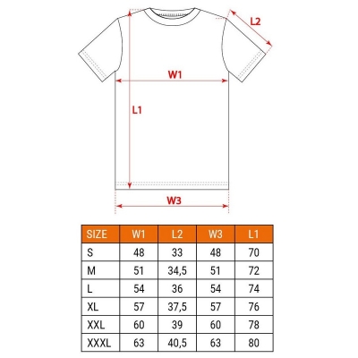 T-SHIRT OUTDOOR LAS ROZMIAR XXL