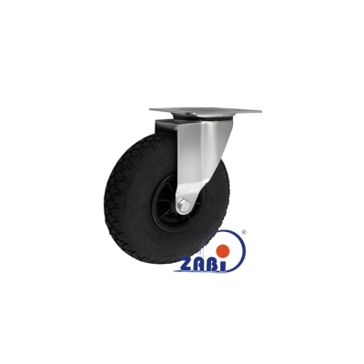 KOŁO PNEUMATYCZNE METAL-GUMA 260MM SKRĘTNE 2602ŁKX4 Ł/K