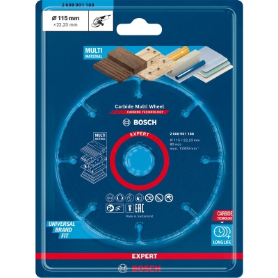TARCZA UNIWERSALNA EXPERT CARBIDE MULTI WHEEL CMW 115*22MM